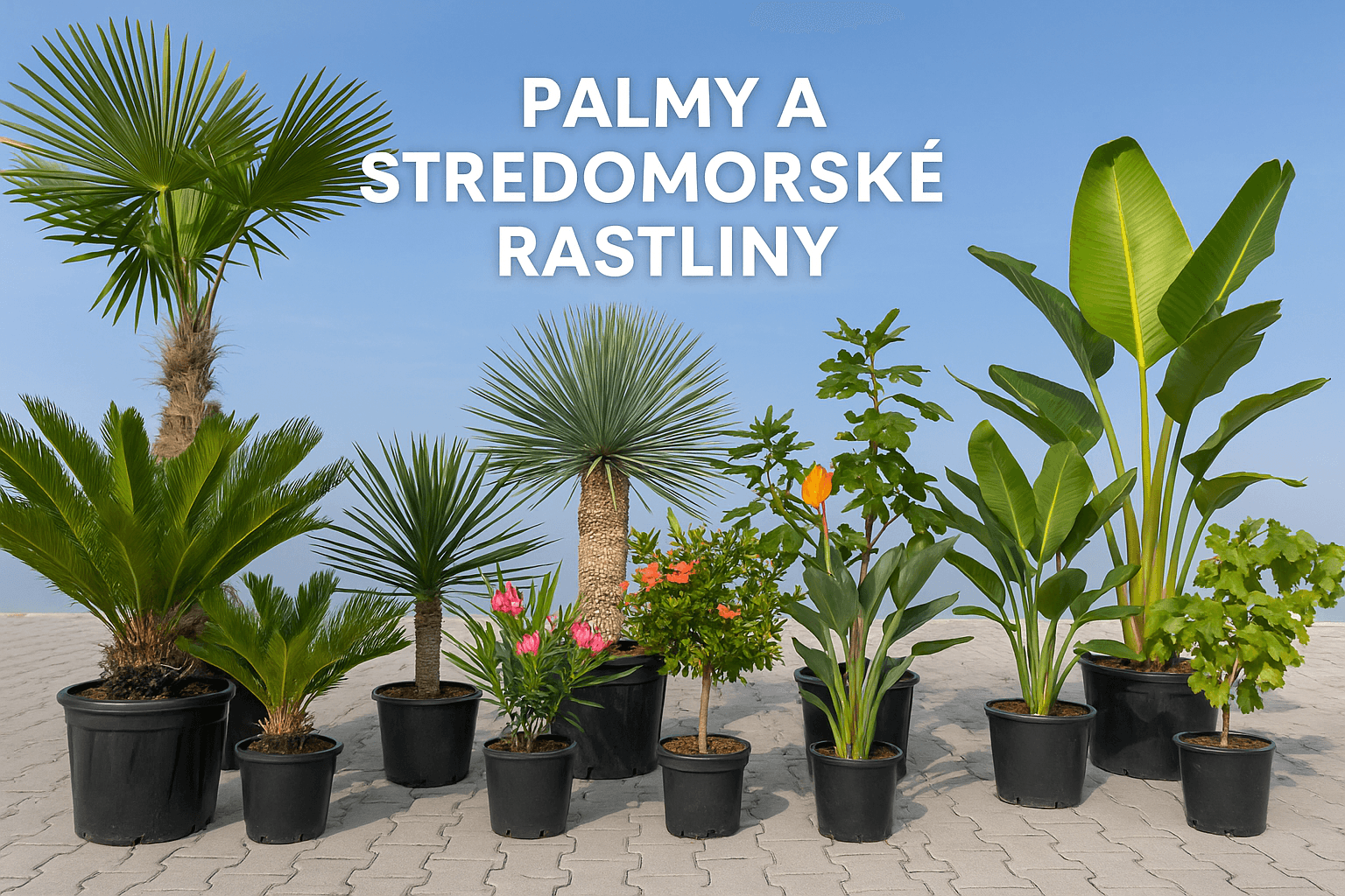 Palmy a iné stredomorské rastliny